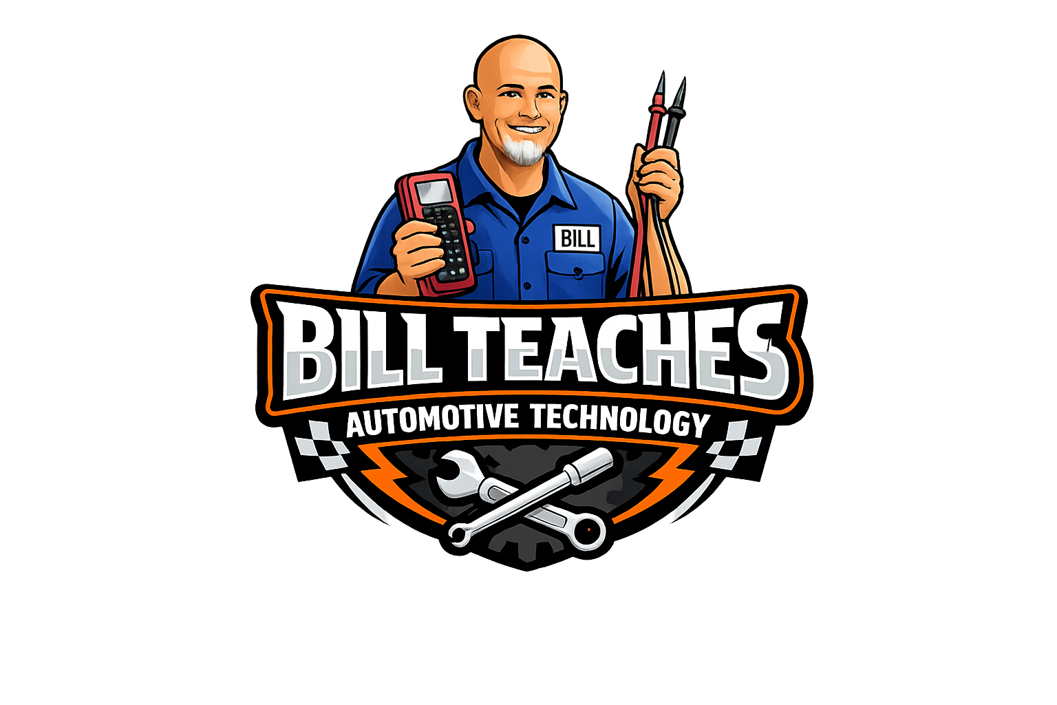 Bill Teaches Automotive Technology logo